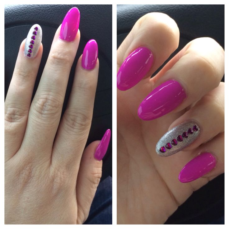 Pointy Nail Designs Purple