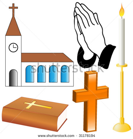 Praying Hands Vector Icons