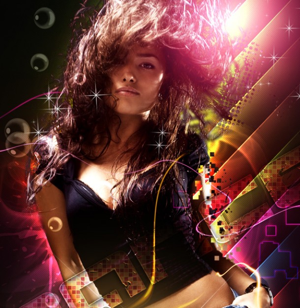 PSD Photoshop Girl PSD Photoshop Girl