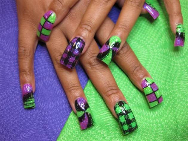 15 L Purple Nail Designs Images