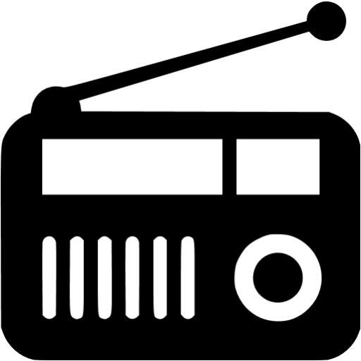 Radio Icon Black
