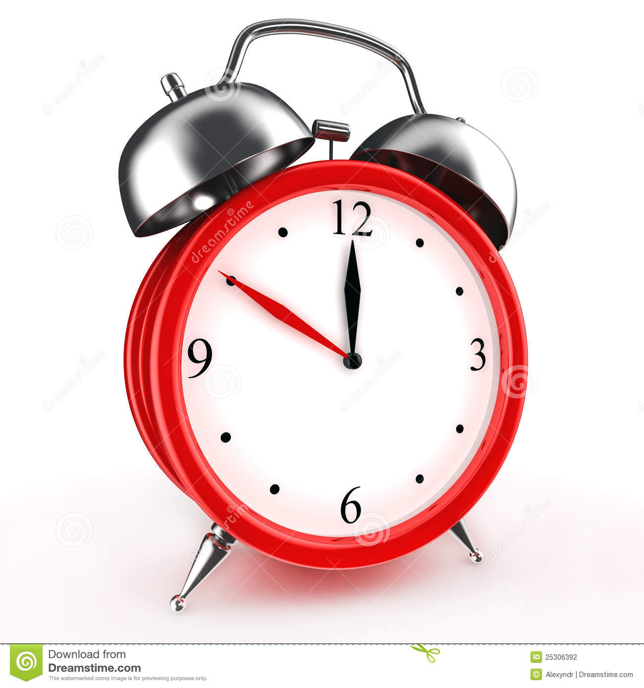 Red Alarm Clock Icon