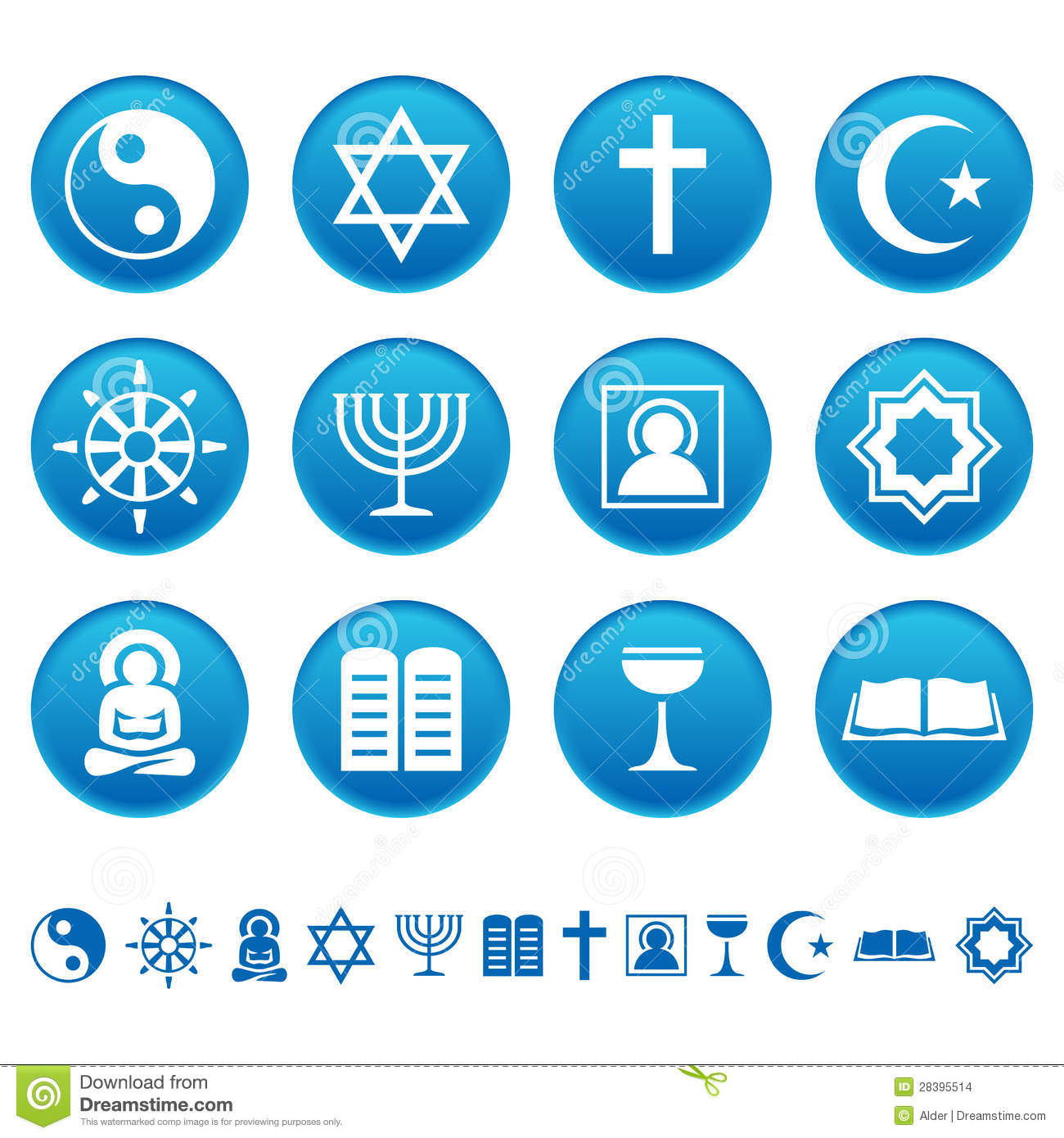 Religious Icons Symbols