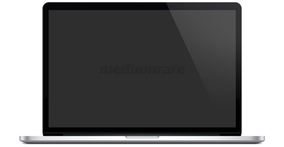 Retina MacBook Pro Mockup PSD