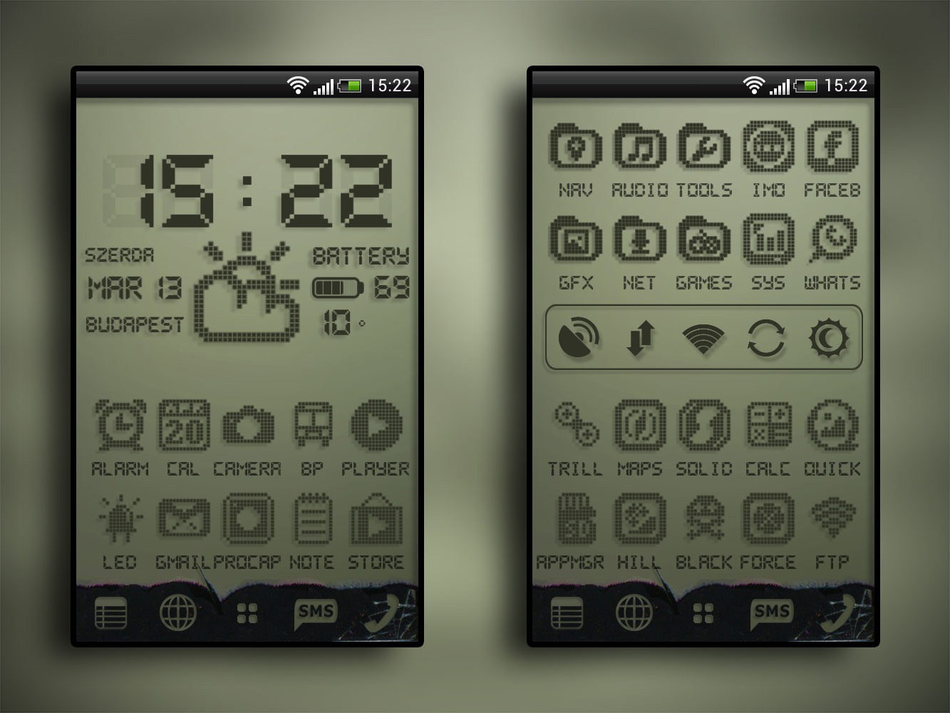 Retro Android Theme Launcher