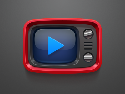 Retro TV Icon