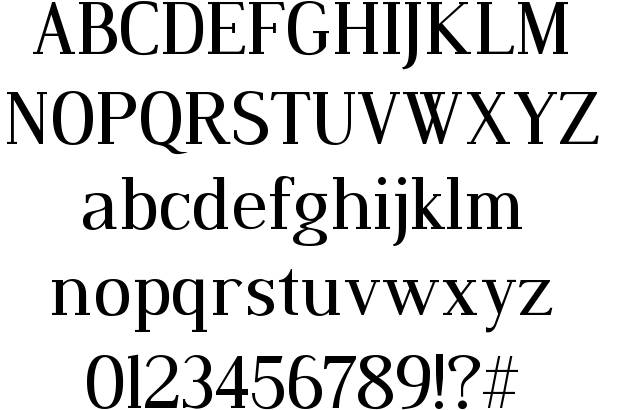 Roman Font Roman Font