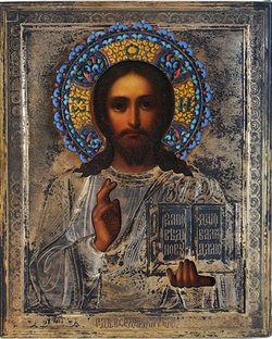 Russian Icons Christ Pantocrator