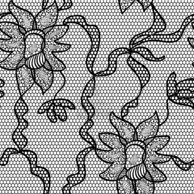 Seamless Vector Lace Patterns