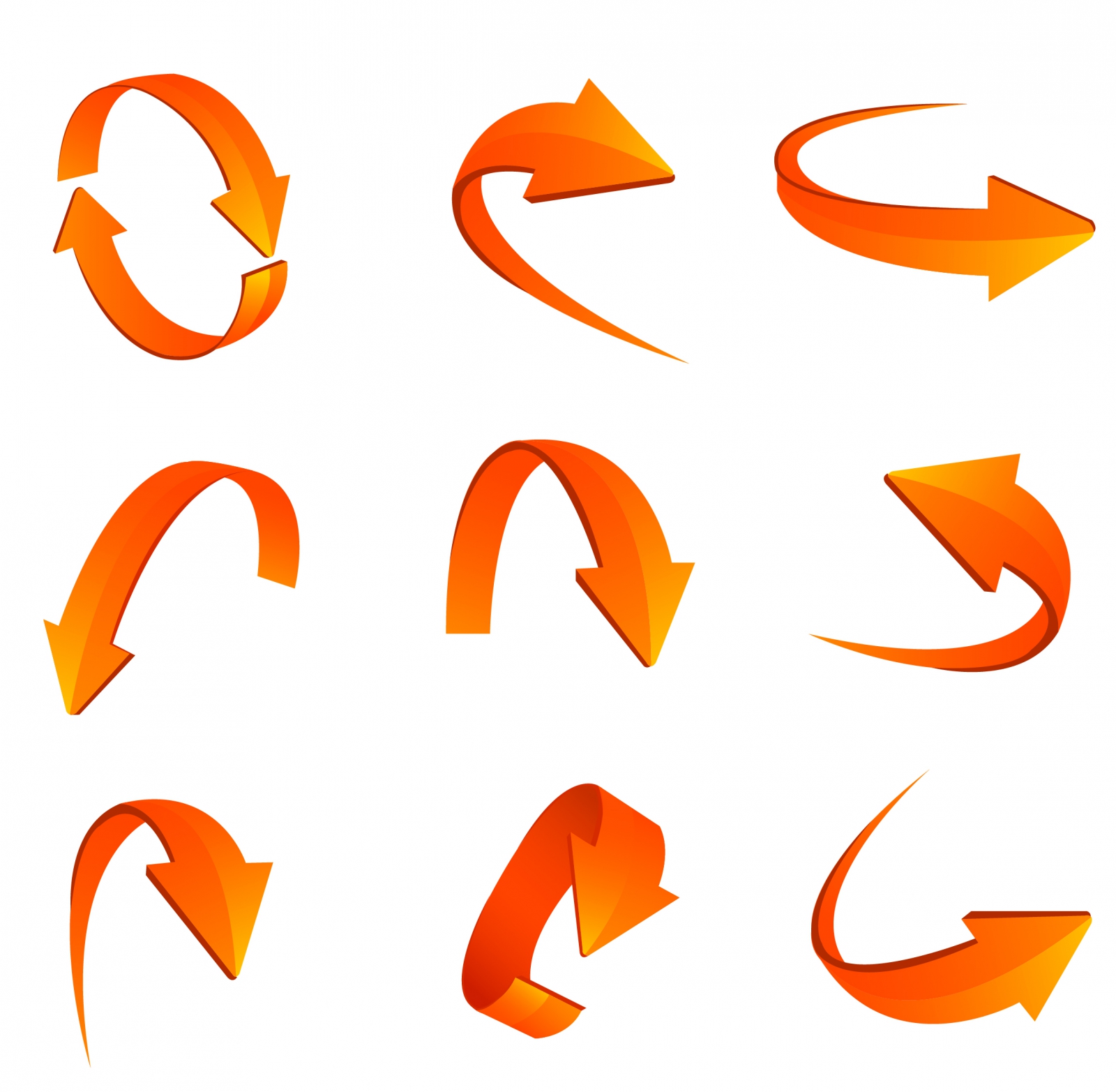 Set Free Vector Arrows