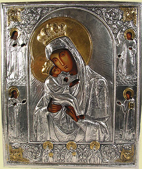 Silver Religious Icons Orthodox