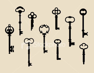 Skeleton Key Vector