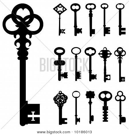 Skeleton Key Vector