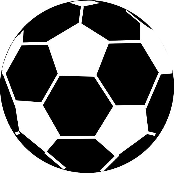 Soccer Ball Clip Art Black and White