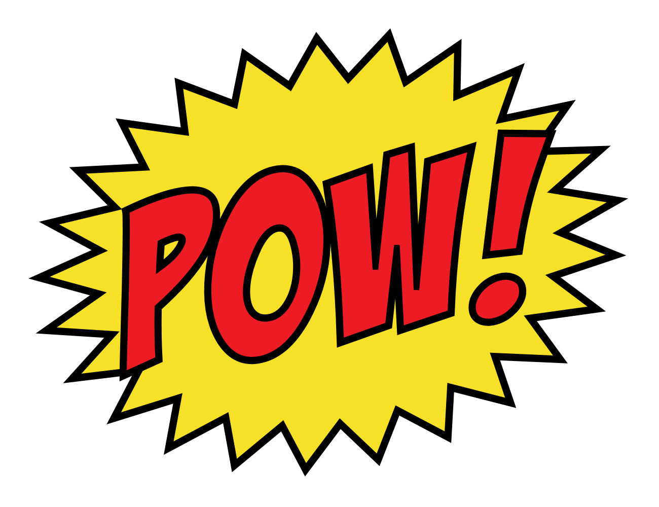 Superhero Pow Free Clip Art