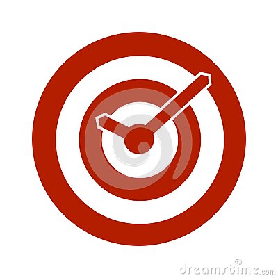 Target Red Clock