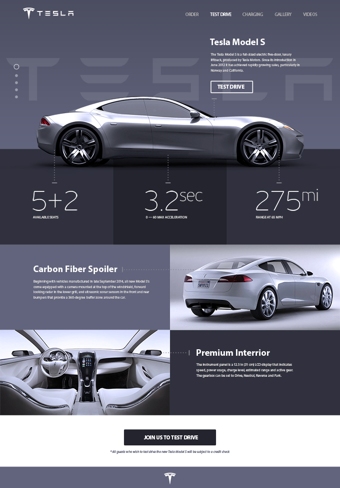 Tesla Model S Concept Tesla Model S Concept