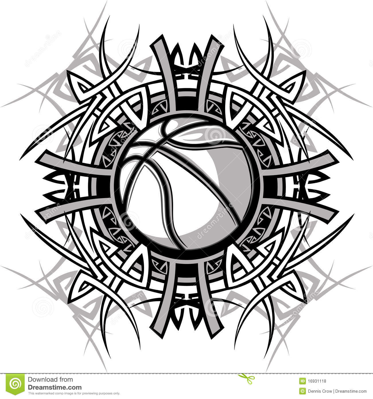 Tribal Basketball Logo Designs