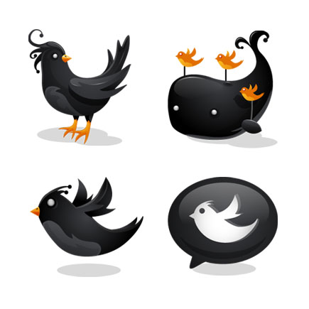 Twitter Icon Black