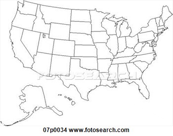 Us Map Vector Free Clip Art