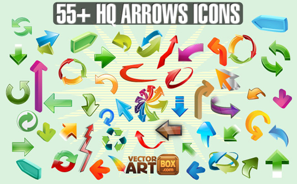 Vector Clip Art Arrows Free Download