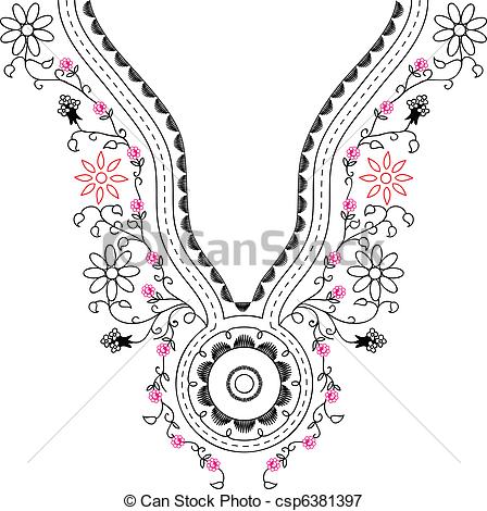 Vector Embroidery Clip Art