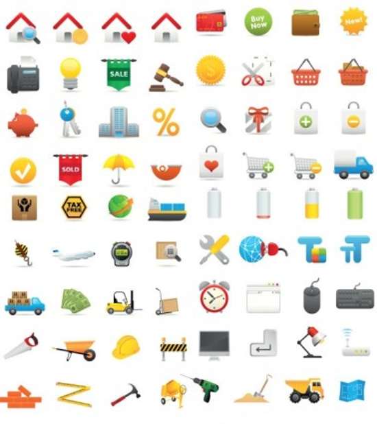 Vector Engineering Icons Free