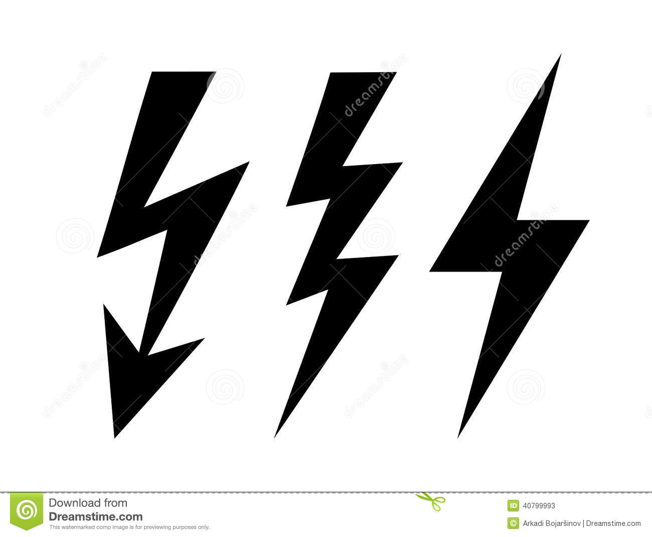 lightning clip art vector - photo #44