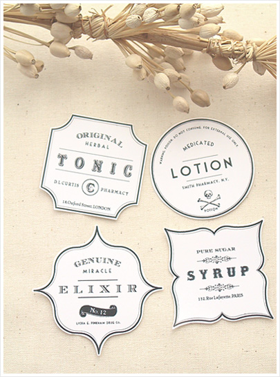 Vintage Apothecary Label Template Free