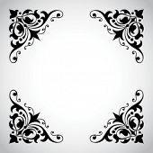 Vintage Decorative Corner Borders Clip Art Vintage Decorative Corner Borders Clip Art