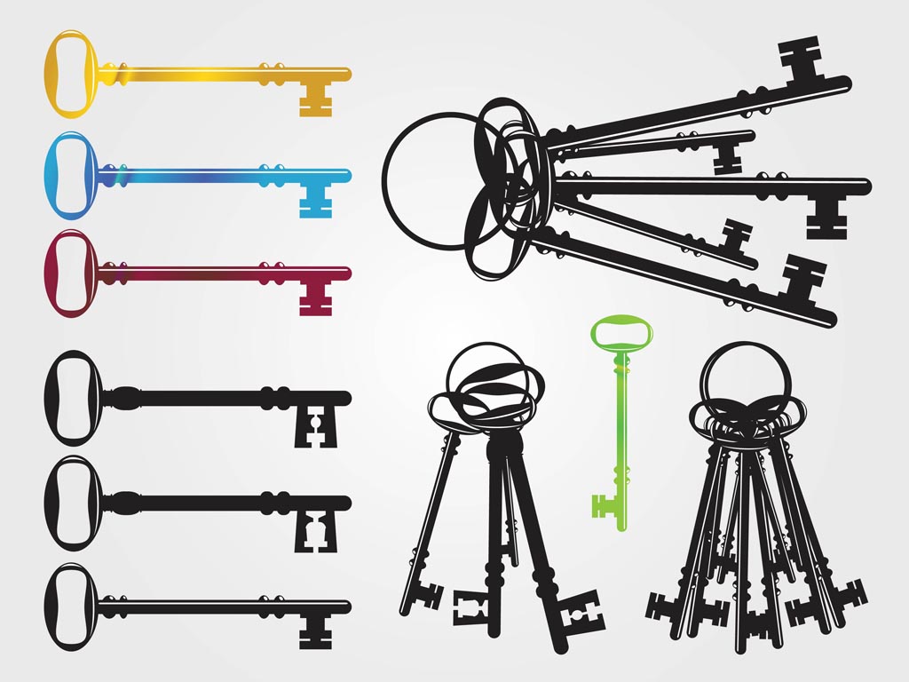 Vintage Key Vector Free Vintage Key Vector Free