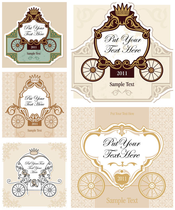 Vintage Wedding Invitation Cards