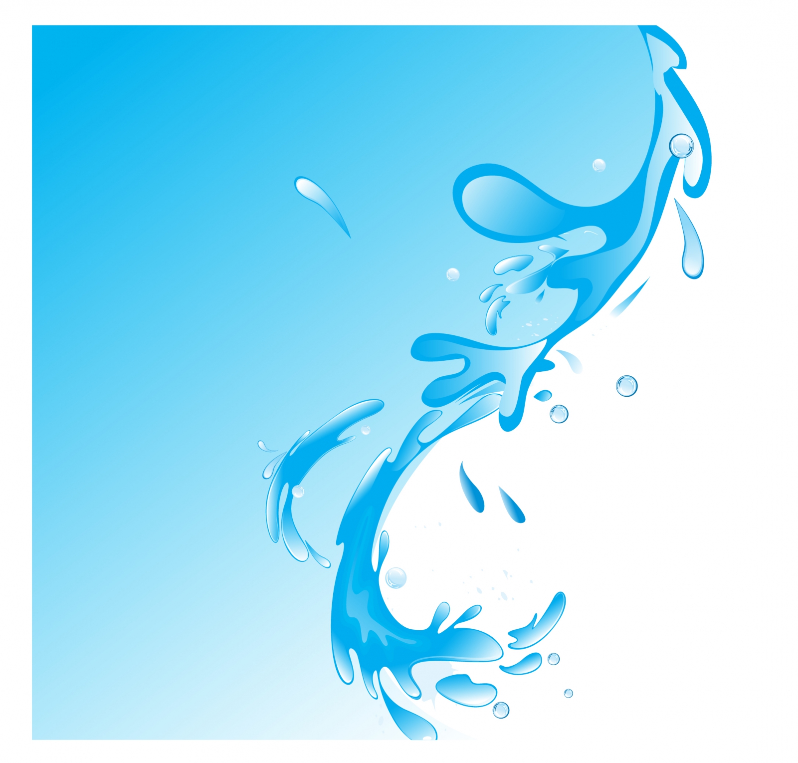 Water Splash Vector Free