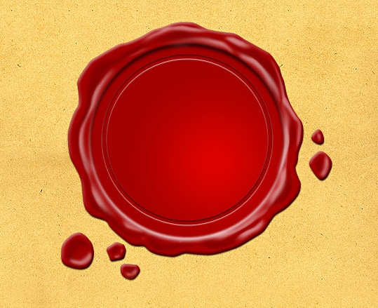 Wax Seal Stamp Vector Wax Seal Stamp Vector