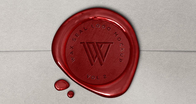 10 Wax Seal Stamp PSD Images