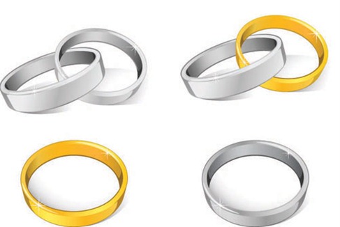 Wedding Ring Vector Art Free