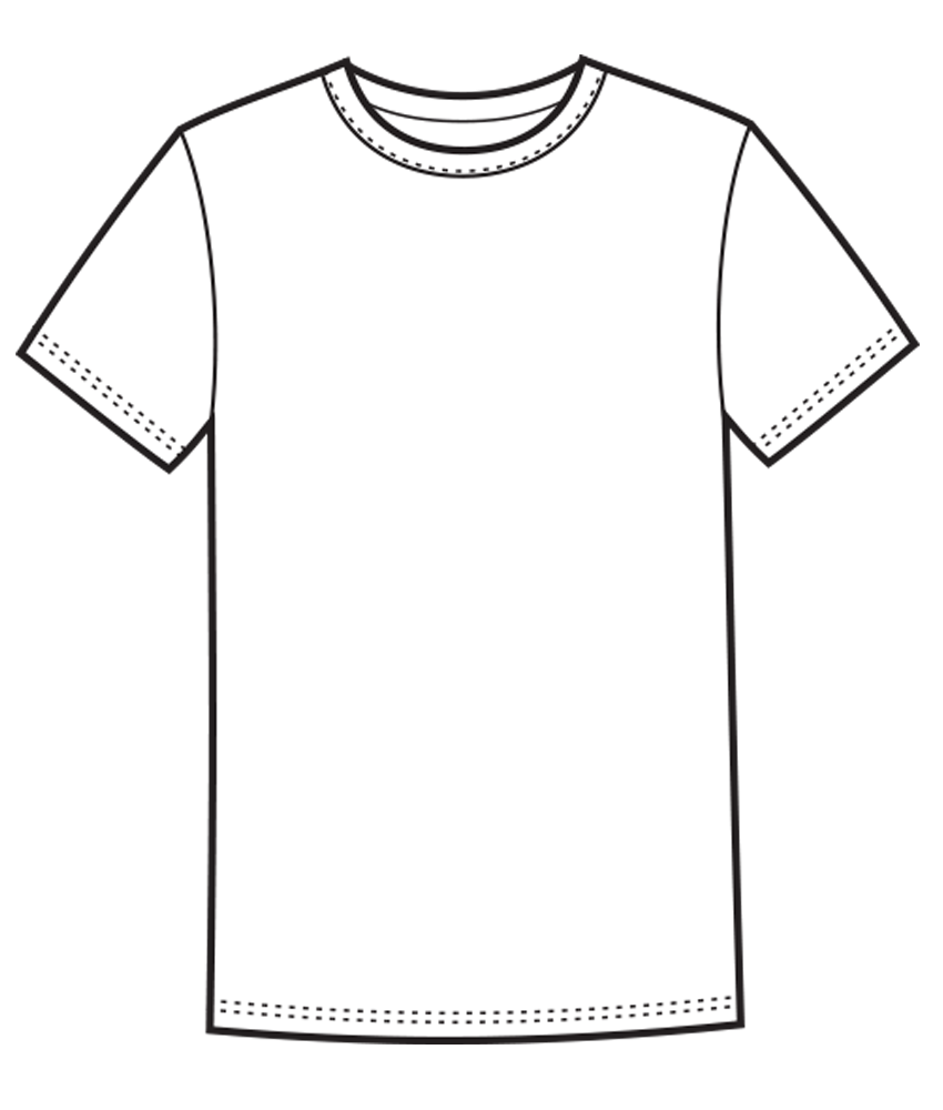 White T-Shirt Template PSD