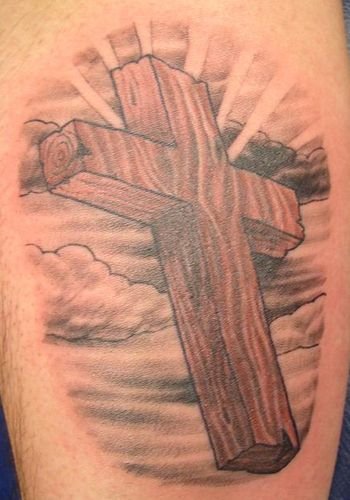 Wooden Cross Tattoos