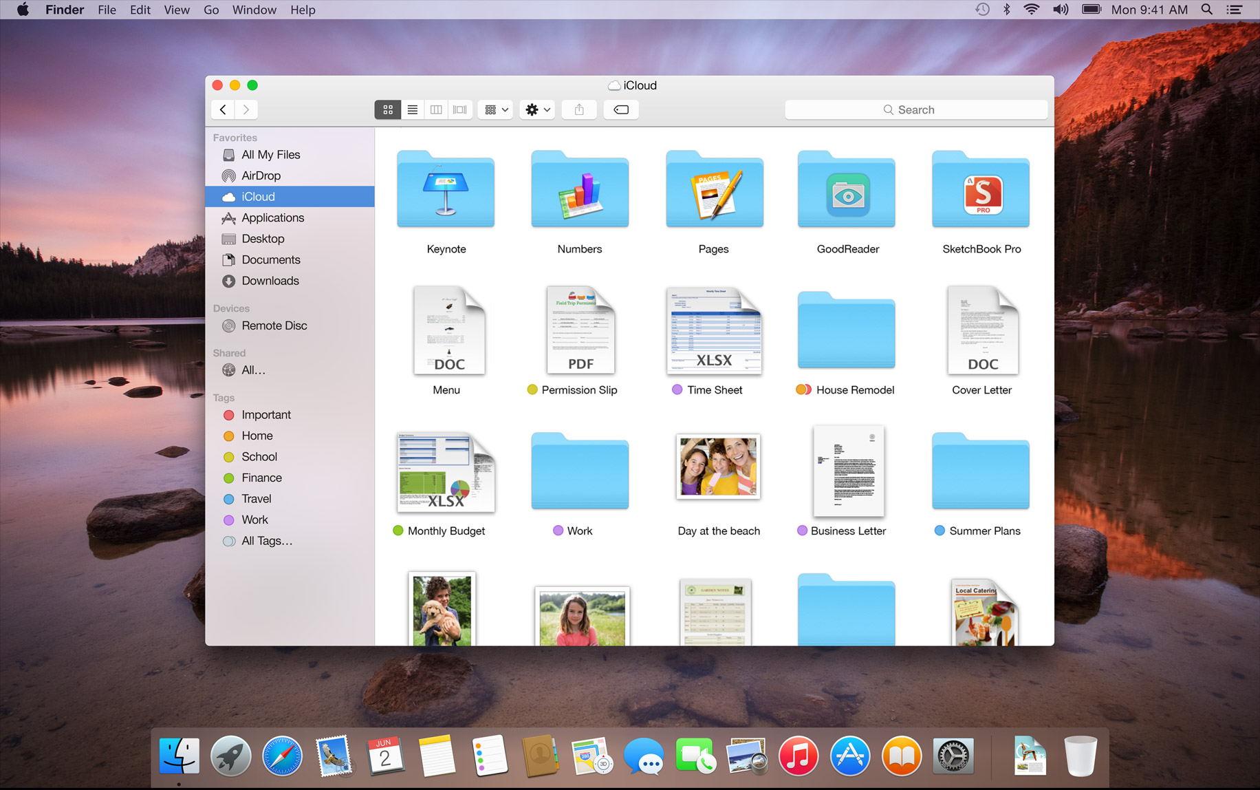 Yosemite Mac OS X