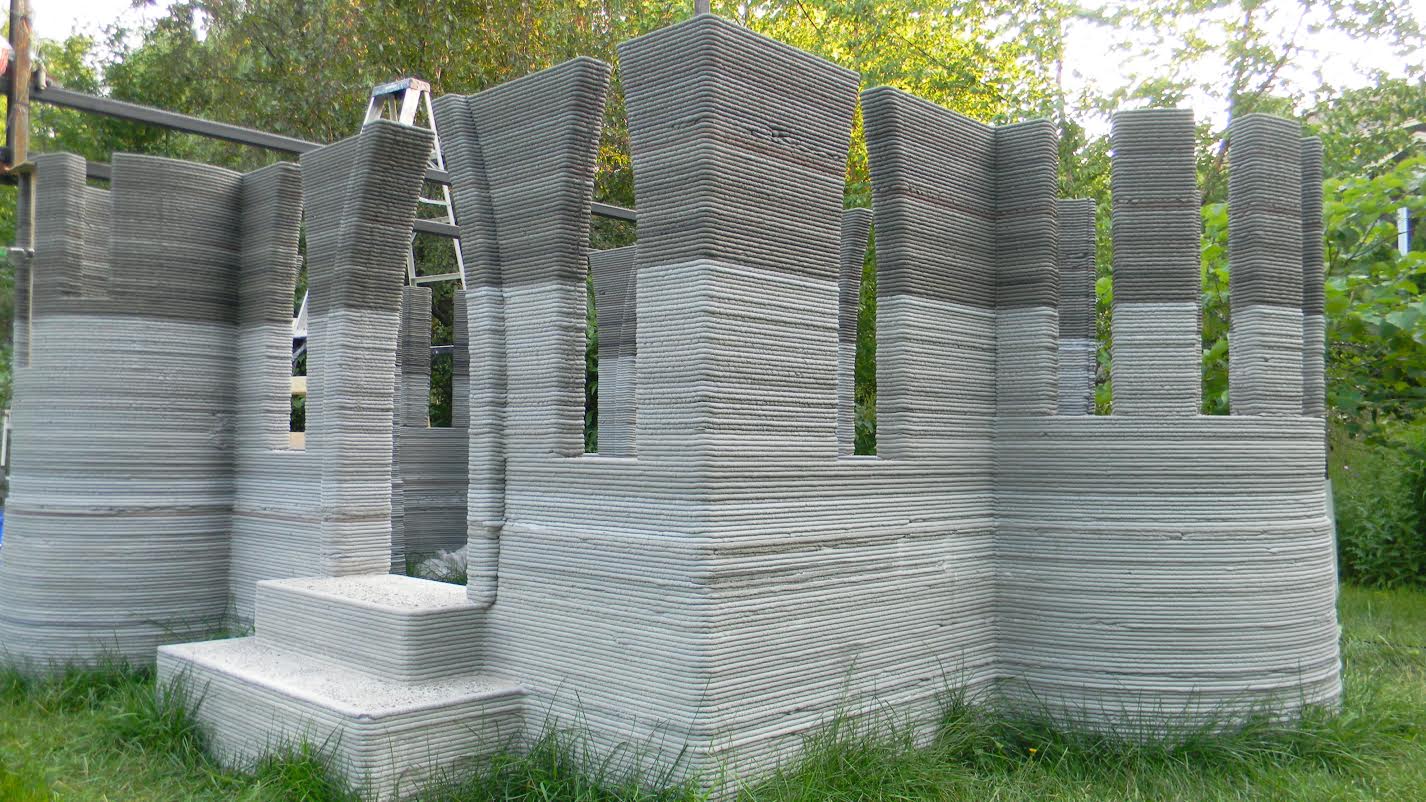 3D Printed Concrete Castle 3D Printed Concrete Castle