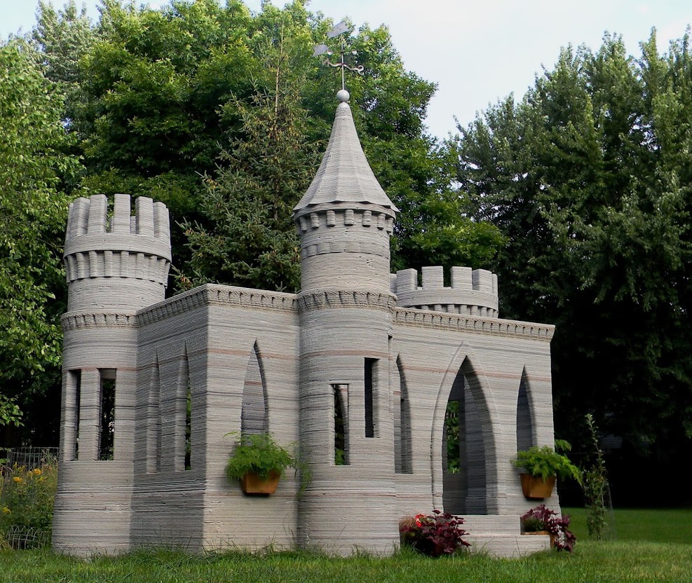 3D Printed Concrete Castle