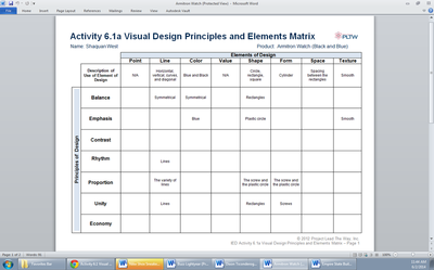 5.5A Activity 1 Part Features CAD Model