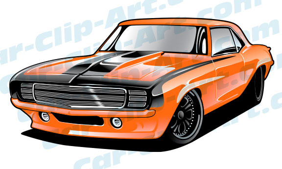 69 Camaro Clip Art