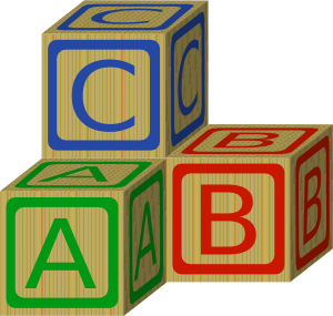 ABC Building Blocks Clip Art