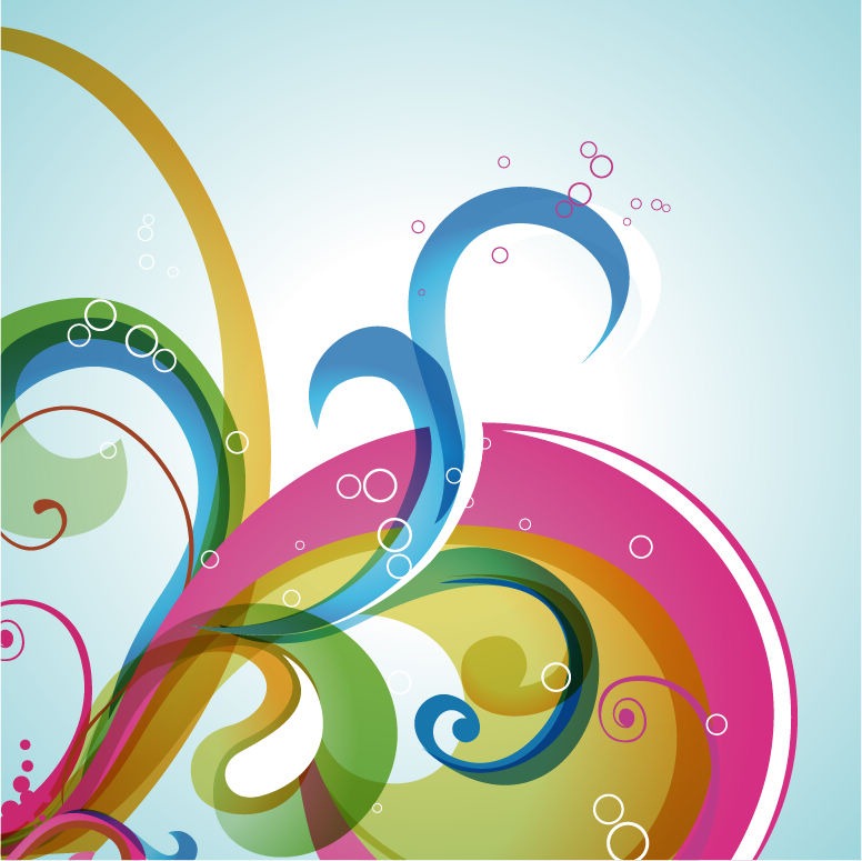 Abstract Vector Art Swirls