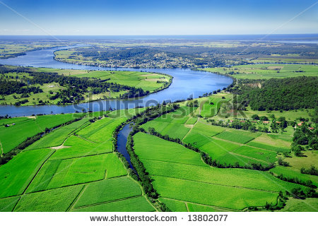 Aerial Landscape Farmland