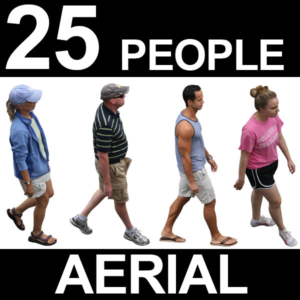 Aerial Photoshop People