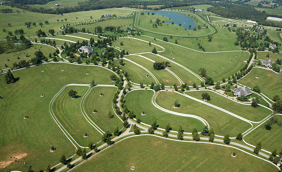 Aerial View Farm Kentucky