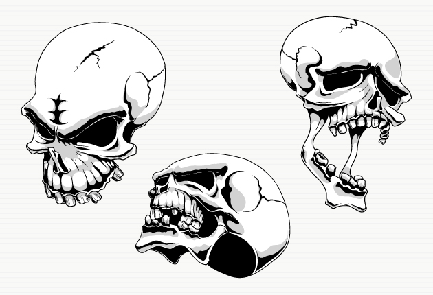 Alien Skull Vector
