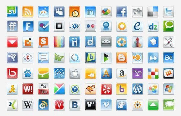 All Social Media Icons